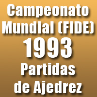 Partidas del Campeonato Mundial de Ajedrez 1993 de la FIDE