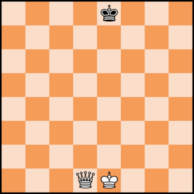 Juego de ajedrez para entrenar el jaque mate con la reina