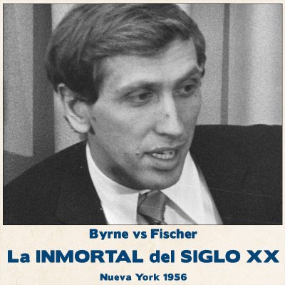 Tablero de ajedrez Fischer vs Byrne 1956
