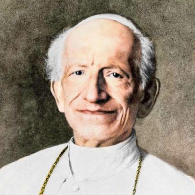 León XIII jugando ajedrez