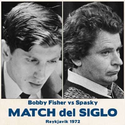 Tablero de ajedrez Fischer vs Spassky 1972