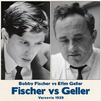 Tablero de ajedrez Fischer vs Geller 1967