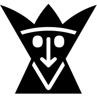 Alfil negro - Font Ajedrez Chess Harlequin - Fuente