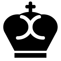 Rey negro - Font Ajedrez Chess Motif - Fuente