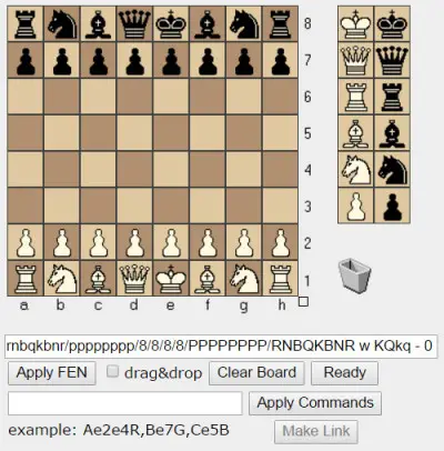 Editor FEN de ajedrez para crear diagramas dinámicos