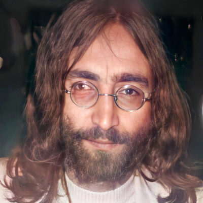 John Lennon jugando ajedrez