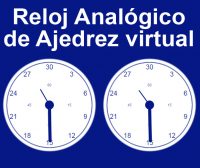 Reloj Analógico de Ajedrez virtual