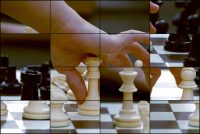 Rompecabezas deslizante: Jugando ajedrez