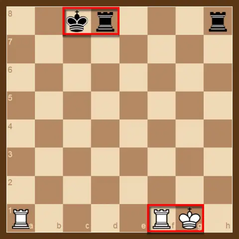Para el Enroque se requiere que el Rey ni la Torre se hayan todavía movido del inicio de la partida, no haya ninguna pieza entre las dos, que el Rey no esté en jaque, que el Rey no cruce y no llegue en casillas atacadas.