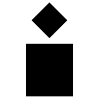 Alfil negro :: Font de Ajedrez Chess Line :: Fuente