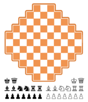 Juego de la variante de Ajedrez Balbo para imprimir
