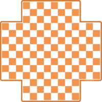 Tablero de ajedrez para 4 jugadores para imprimir