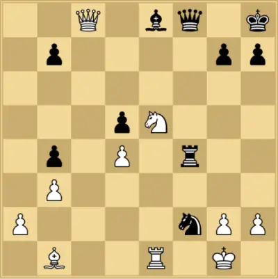 Tablero con 1000 problemas de ajedrez