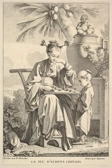 El juego de ajedrez chino. John Ingram. 1741/1763.