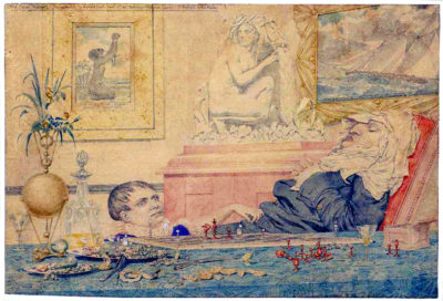 El problema del niño. Richard Dadd. 1857.