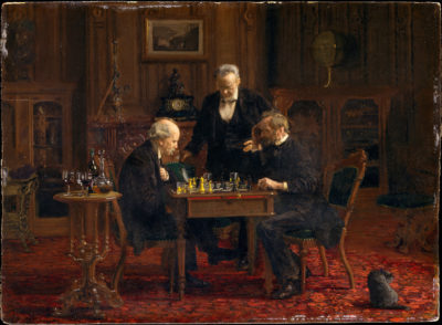 Los jugadores de ajedrez. Thomas Eakins. 1876.