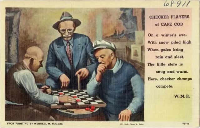 Jugadores de damas de Cape Cod - 1940