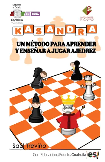 Tapa del libro Kasandra para Ajedrez.
