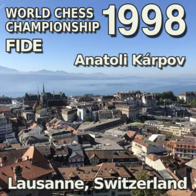 Lausana, Suiza, sede de la final del Campeonato Mundial de Ajedrez 1998 de la FIDE.
