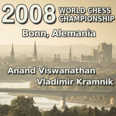 Campeonato Mundial de Ajedrez 2008 en Bonn entre Anand y Kramnik.