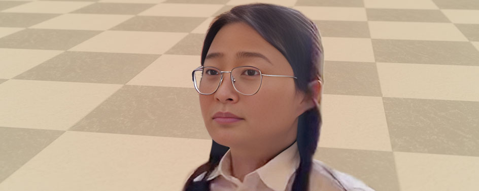 Ju Wenjun en un campeonato mundial de ajedrez