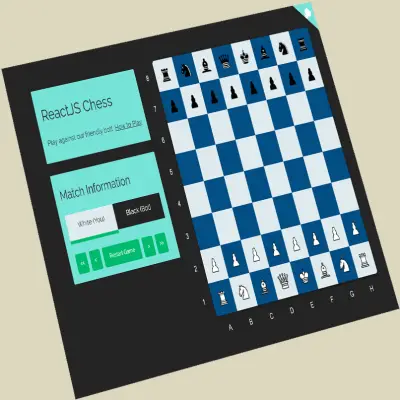 Partida de ajedrez contra la computadora con ReactJS