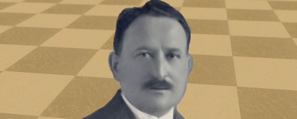 Frederic Lazard en un juego de ajedrez