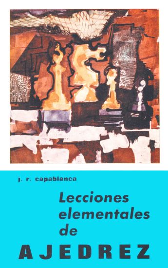 Tapa del libro "Lecciones Elementales de Ajedrez"