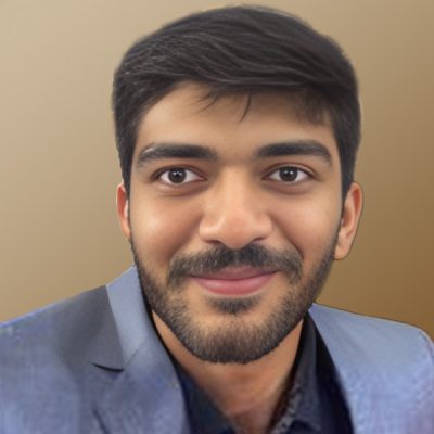 Ilustración del rostro de Gukesh Dommaraju, joven campeón mundial de ajedrez.
